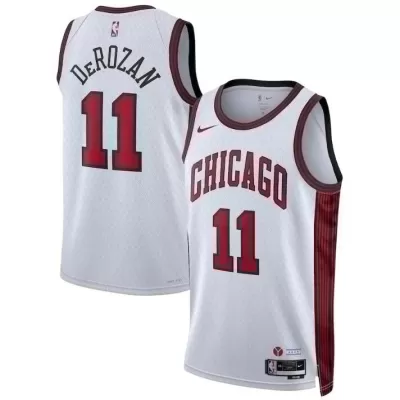 Men's Chicago Bulls DeMar DeRozan #11 Nike Brand White 22/23 Swingman Jersey -  City Edition - acejersey