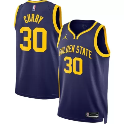 Men's Golden State Warriors Stephen Curry #30 Navy Swingman Jersey 2022/23 - Statement Edition - acejersey