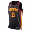 Men's Atlanta Hawks Trae Young #11 Black Swingman Jersey 2022/23 - Statement Edition - acejersey