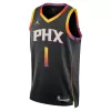 Men's Phoenix Suns Devin Booker #1 Black Swingman Jersey 22/23 - Statement Edition - acejersey