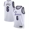 Men's Los Angeles Lakers LeBron James #6 White Swingman Jersey 2022/23 - City Edition - acejersey