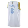 Men's Los Angeles Lakers LeBron James #6 White Swingman Jersey 2022/23 - Classic Edition - acejersey