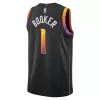 Men's Phoenix Suns Devin Booker #1 Black Swingman Jersey 22/23 - Statement Edition - acejersey