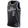 Men's Los Angeles Clippers Kawhi Leonard #2 Black Swingman Jersey 22/23 - City Edition - acejersey