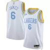 Men's Los Angeles Lakers LeBron James #6 White Swingman Jersey 2022/23 - Classic Edition - acejersey