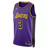 Men's Los Angeles Lakers Anthony Davis #3 Purple Swingman Jersey 22/23 - Statement Edition - acejersey