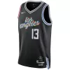 Men's Los Angeles Clippers Paul George #13 Black Swingman Jersey 22/23 - City Edition - acejersey