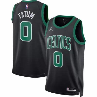 Men's Boston Celtics Jayson Tatum #0 Black Swingman Jersey 2022/23 - Statement Edition - acejersey