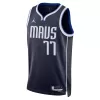 Men's Dallas Mavericks Luka Dončić #77 Navy Swingman Jersey 2022/23 - Statement Edition - acejersey