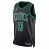 Men's Boston Celtics Jayson Tatum #0 Black Swingman Jersey 2022/23 - Statement Edition - acejersey