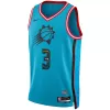 Men's Phoenix Suns Chris Paul #3 Turquoise Swingman Jersey 22/23 - City Edition - acejersey