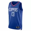 Men's Los Angeles Clippers Paul George #13 Blue Swingman Jersey 22/23 - Icon Edition - acejersey