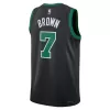 Men's Boston Celtics Jaylen Brown #7 Black Swingman Jersey 2022/23 - Statement Edition - acejersey