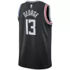 Men's Los Angeles Clippers Paul George #13 Black Swingman Jersey 22/23 - City Edition - acejersey