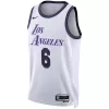 Men's Los Angeles Lakers LeBron James #6 White Swingman Jersey 2022/23 - City Edition - acejersey