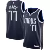 Men's Dallas Mavericks Luka Dončić #77 Navy Swingman Jersey 2022/23 - Statement Edition - acejersey