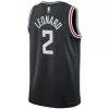 Men's Los Angeles Clippers Kawhi Leonard #2 Black Swingman Jersey 22/23 - City Edition - acejersey