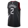 Men's Los Angeles Clippers Kawhi Leonard #2 Black Swingman Jersey 22/23 - Statement Edition - acejersey