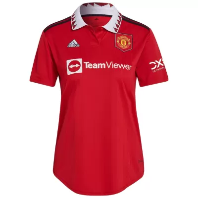 Women's Manchester United Home Soccer Jersey 2022/23 - acejersey