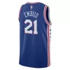 Men's Philadelphia 76ers Joel Embiid #21 Blue Swingman Jersey 22/23 - Icon Edition - acejersey