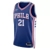 Men's Philadelphia 76ers Joel Embiid #21 Blue Swingman Jersey 22/23 - Icon Edition - acejersey