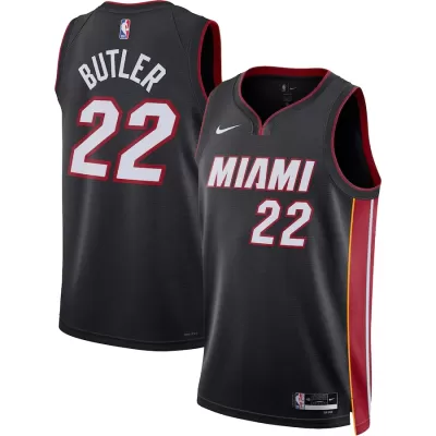 Men's Miami Heat Jimmy Butler #22 Black Swingman Jersey 22/23 - Icon Edition - acejersey