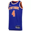 Men's New York Knicks Derrick Rose #4 Blue Swingman Jersey 22/23 - Icon Edition - acejersey