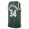 Men's Milwaukee Bucks Bucks Antetokounmpo #34 Green Swingman Jersey 2022/23 - Icon Edition - acejersey