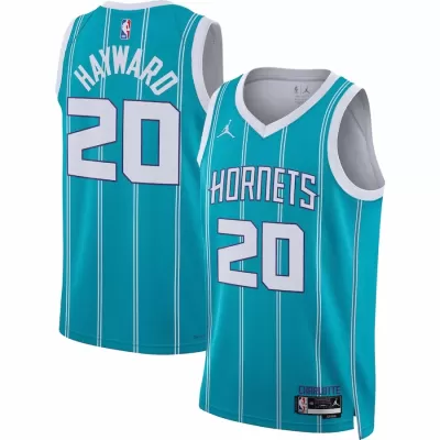 Men's Charlotte Hornets Gordon Hayward #20 Green Swingman Jersey 2022/23 - Icon Edition - acejersey