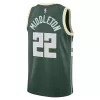 Men's Milwaukee Bucks Khris Middleton #22 Hunter Green Swingman Jersey 22/23 - Icon Edition - acejersey