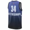 Men's All Star Bucks Antetokounmpo #34 Blue All-Star Game Swingman Jersey 2022/23 - acejersey