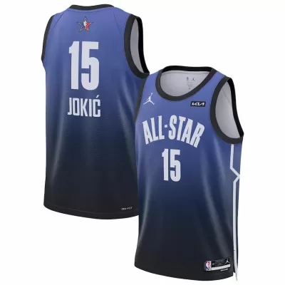 Men's All Star Nikola Jokic #15 Blue All-Star Game Swingman Jersey 22/23 - acejersey