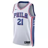 Men's Philadelphia 76ers Joel Embiid #21 White Swingman Jersey 22/23 - Association Edition - acejersey