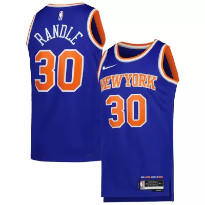 Men's New York Knicks Julius Randle #30 Blue 22/23 Swingman Jersey - Icon Edition - acejersey