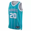 Men's Charlotte Hornets Gordon Hayward #20 Green Swingman Jersey 2022/23 - Icon Edition - acejersey