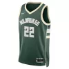 Men's Milwaukee Bucks Khris Middleton #22 Hunter Green Swingman Jersey 22/23 - Icon Edition - acejersey