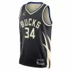 Men's Milwaukee Bucks Bucks Antetokounmpo #34 Black Swingman Jersey 2022/23 - Statement Edition - acejersey