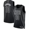 Men's Brooklyn Nets Ben Simmons #10 Black 2022/23 Swingman Jersey - acejersey