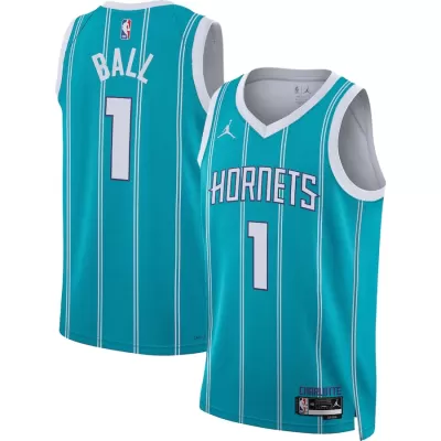 Men's Charlotte Hornets LaMelo Ball #1 Green Swingman Jersey 2022/23 - Icon Edition - acejersey