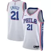 Men's Philadelphia 76ers Joel Embiid #21 White Swingman Jersey 22/23 - Association Edition - acejersey