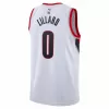 Men's Portland Trail Blazers Damian Lillard #0 White Swingman Jersey 22/23 - Association Edition - acejersey