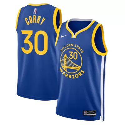 Men's Golden State Warriors Stephen Curry #30 Royal Swingman Jersey 22/23 - Icon Edition - acejersey