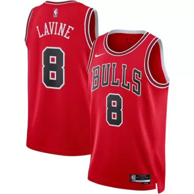 Men's Chicago Bulls Zach LaVine #8 Red Swingman Jersey 22/23 - Icon Edition - acejersey