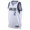 Men's Dallas Mavericks Kyrie Irving #2 White Swingman Jersey 2022/23 - Association Edition - acejersey