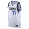 Men's Dallas Mavericks Luka Dončić #77 White Swingman Jersey 2022/23 - Association Edition - acejersey