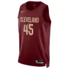 Men's Cleveland Cavaliers Donovan Mitchell #45 Wine Swingman Jersey 2022/23 - Icon Edition - acejersey