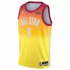 Men's All Star LeBron James #6 Orange All-Star Game Swingman Jersey 2022/23 - acejersey