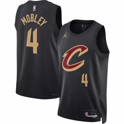 Men's Cleveland Cavaliers Evan Mobley #4 Jordan Brand Black 2022/23 Swingman Jersey - Statement Edition - acejersey