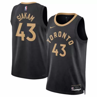 Men's Toronto Raptors Pascal Siakam #43 Black Swingman Jersey 2022/23 - City Edition - acejersey