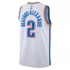 Men's Oklahoma City Thunder Shai Gilgeous-Alexander #2 White Swingman Jersey 2022/23 - Association Edition - acejersey